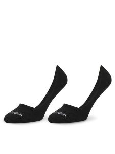 Calvin Klein Stopki 701239295 Czarny. Czarne skarpetki Calvin Klein, bez wzorów, z poliesteru. Za 49,99 zł.