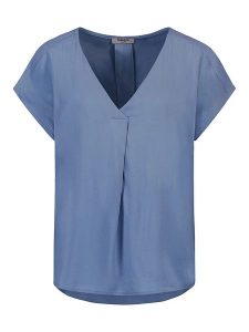 Sublevel Bluzka w kolorze niebieskim rozmiar: M. Niebieskie bluzki Sublevel, m, bez wzorów, z wiskozy, klasyczne, bez kołnierzyka, bez ramiączek. Za 61,60 zł.