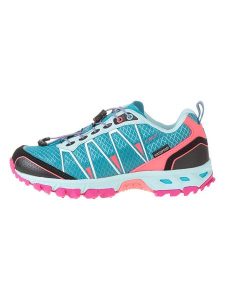 CMP Buty "Altak" w kolorze różowo-turkusowym do biegania rozmiar: 40. Czarne buty sportowe CMP, bez wzorów, z materiału, bez zapięcia, do biegania. Za 282,85 zł.