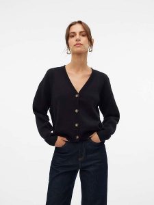 Vero Moda Kardigan w kolorze czarnym rozmiar: L. Czarne kardigany Vero Moda. Za 106,57 zł.