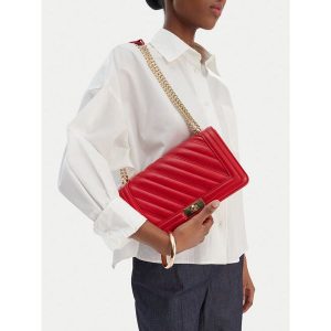 Torebka Badura. Czerwone torebki klasyczne Badura, bez wzorów, bez dodatków. Za 199,99 zł.