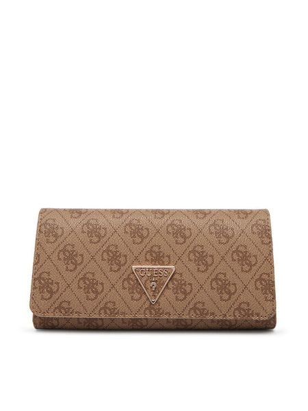 Guess Portfel Laurel II Slg SWSG74 59155 Brązowy. Brązowe portfele Guess, z aplikacjami, ze skóry. Za 289,99 zł.