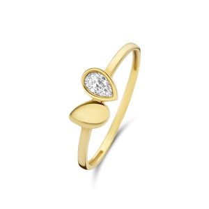 Beloro Pierścionek Beloro Jewels Monte Napoleone Natalia złoty - 9-karatowe złoto Pierścionki 1 ct Damski. Żółte pierścionki Beloro, z cyrkonią, złote. Za 447,99 zł.