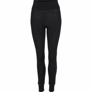 Damskie legginsy Catago Micha Merino. Czarne legginsy CATAGO, bez wzorów, ze skóry, z podwyższonym stanem. Za 376,50 zł.