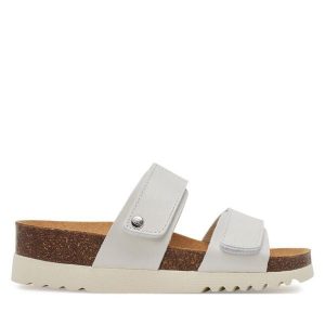 Klapki Scholl. Białe klapki Scholl, bez wzorów, bez obcasa. Za 339,99 zł.