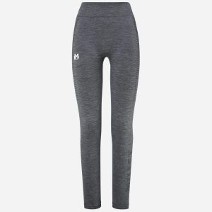 Legginsy termoaktywne damska MILLET Drynamic Warm Tight W merino. Szare legginsy Millet, bez wzorów, z dzianiny. Za 239,00 zł.