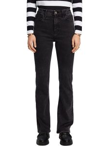 ESPRIT Dżinsy - Slim fit - w kolorze czarnym rozmiar: W30/L32. Czarne jeansy ESPRIT, z aplikacjami, ze skóry, z podwyższonym stanem. Za 87,81 zł.