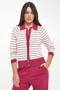 Sweter damski w paski LIU JO. Swetry klasyczne Liu Jo, m, bez kołnierzyka. Za 469,00 zł.