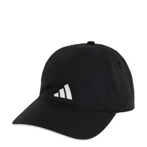 Czapka AEROREADY B-ball. Białe czapki ADIDAS, bez wzorów, z materiału, sportowe. Za 89,95 zł.