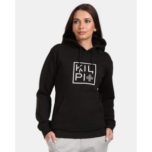 Damska bawełniana bluza z kapturem Kilpi NIKY-W. Czarne bluzy Kilpi, l, bez wzorów, z bawełny, z kapturem. Za 256,81 zł.