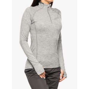 Bluza do biegania damska Inov-8 Train Elite Mid LSZ. Szare bluzy Inov-8, xs, bez wzorów, bez kaptura. Za 182,99 zł.