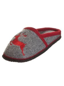 Kitz pichler Kapcie "Virgen" w kolorze szaro-czerwonym rozmiar: 37. Czerwone kapcie Kitz-Pichler, bez wzorów, z materiału. Za 100,99 zł.