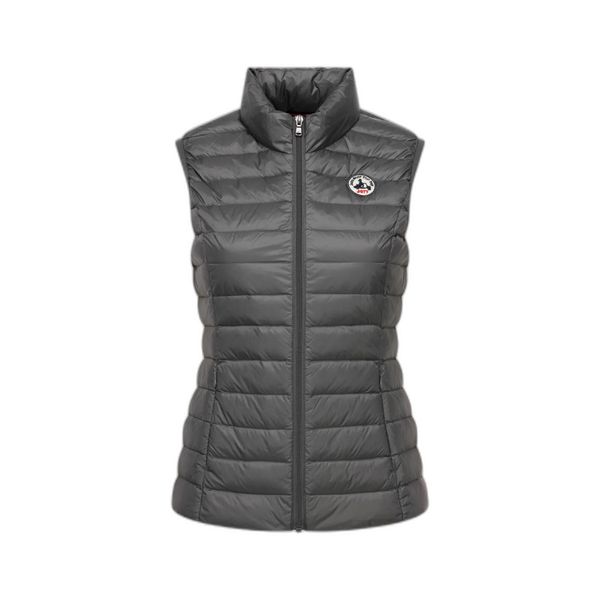 Damska kurtka bez rękawów JOTT Seda. Brązowe kurtki Jott, na zimę, bez wzorów, z puchu, bez kaptura. Za 320,99 zł.