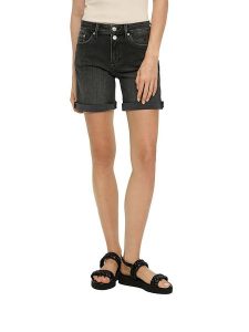 S.OLIVER RED LABEL Szorty dżinsowe w kolorze czarnym rozmiar: 34. Czarne szorty s.Oliver RED LABEL, bez wzorów, klasyczne. Za 83,62 zł.