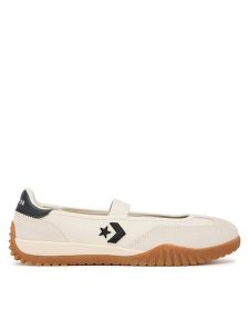 Converse Baleriny Run Star Trainer Ballet Flat A16250C Écru. Balerinki Converse, bez wzorów, ze skóry, bez obcasa, bez zapięcia. Za 349,99 zł.