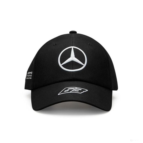 Czapka z daszkiem Mercedes Amg Petronas F1 Team Czarna Czarna. Czarne czapki OEM, bez wzorów, z poliesteru, eleganckie. Za 81,43 zł.