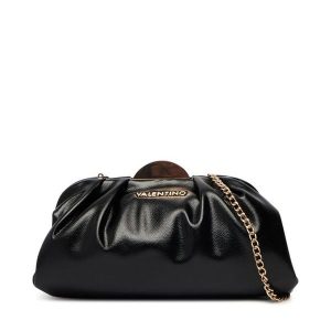Torebka Valentino. Czarne torebki wieczorowe Valentino, bez wzorów, bez dodatków. Za 549,99 zł.