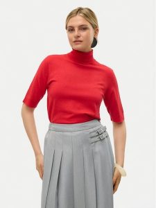 Vero Moda Sweter Fantastic 10320735 Czerwony Standard Fit. Czerwone swetry klasyczne Vero Moda, s, z syntetyku, bez kołnierzyka. Za 99,99 zł.