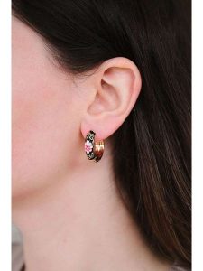 Heliophilia Kolczyki-kreole rozmiar: onesize. Czarne kolczyki Heliophilia, metalowe. Za 43,99 zł.