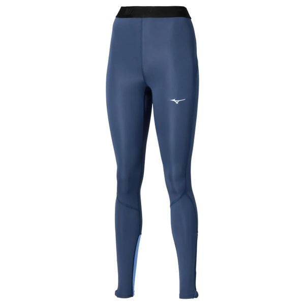 Damskie legginsy Mizuno Core Impulse. Niebieskie legginsy Mizuno, bez wzorów, z materiału. Za 261,25 zł.