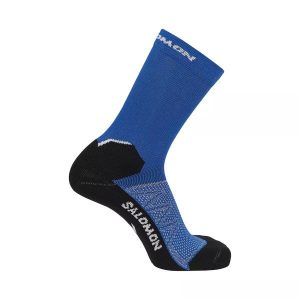 Skarpety sportowe do biegania Salomon Speedcross Crew. Czarne skarpetki Salomon, bez wzorów. Za 29,90 zł.