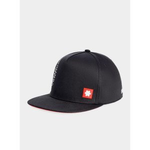 Czapka z daszkiem Ocun Think Vertical Cap. Czarne czapki Ocun, bez wzorów, sportowe. Za 90,99 zł.