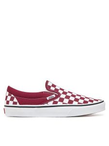 Vans Tenisówki Classic Slip-On VN000D5PZCF1 Bordowy. Czerwone trampki Vans, bez wzorów, z materiału, bez zapięcia. Za 199,99 zł.