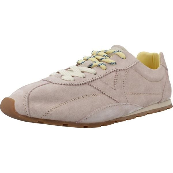 Buty VICTORIA 175073 Nago. Czerwone buty trekkingowe VICTORIA, ze skóry, bez zapięcia. Za 363,99 zł.