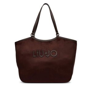 Torebka Liu Jo. Brązowe shopper bag Liu Jo, bez wzorów, bez dodatków. Za 559,99 zł.