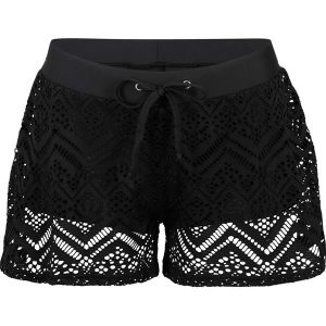Szorty kąpielowe. Czarne bikini bonprix, bez wzorów, z koronki. Za 99,99 zł.