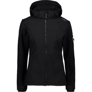 Kurtka softshell damska CMP Wilma Jacket Zip Hood. Zielone kurtki CMP, bez wzorów, z softshellu, bez kaptura. Za 345,99 zł.