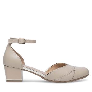 Czółenka Lasocki. Brązowe czółenka Lasocki, bez wzorów, bez obcasa, bez zapięcia. Za 199,99 zł.