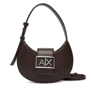 Torebka Armani Exchange. Brązowe torebki klasyczne Armani Exchange, bez wzorów, bez dodatków. Za 519,99 zł.