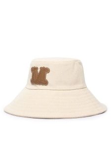 Max Mara Beachwear Kapelusz Gondola 2616571019 Beżowy. Brązowe kapelusze Max Mara Beachwear, bez wzorów, z bawełny. Za 614,99 zł.