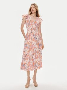 Gap Sukienka letnia 862390-01 Pomarańczowy Regular Fit. Brązowe kombinezony GAP, na lato, xxs, bez wzorów, z bawełny, bez kołnierzyka, bez ramiączek. Za 189,99 zł.