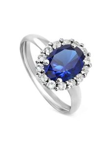 OR Carats Złoty pierścionek z kamieniami szlachetnymi rozmiar: 60. Niebieskie pierścionki OR Carats, z szafirem, złote. Za 1 188,82 zł.