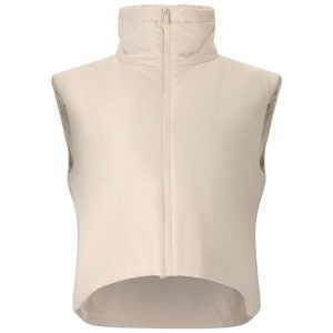 Kamizelka damska Athlecia Ayanda. Brązowe kamizelki Athlecia, bez wzorów, bez kołnierzyka, bez ramiączek, bez kaptura. Za 277,50 zł.