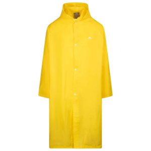 Kurtka Przeciwdeszczowa Unisex Dla Dorosłych Łatwe Pakowanie It May Rain. Żółte kurtki Trespass, uniwersalny, bez wzorów, bez kaptura. Za 54,99 zł.