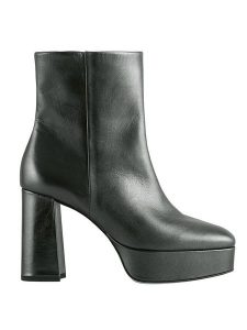 Högl Skórzane botki "Nora" w kolorze antracytowym rozmiar: 37,5. Czarne botki HÖGL, bez wzorów, bez obcasa, bez zapięcia. Za 369,84 zł.