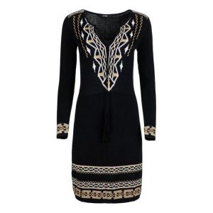 Desigual Sukienka Damska Neltu S Czarny. Sukienki marki Desigual. W wyprzedaży za 302,00 zł.