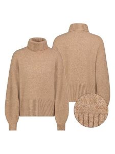 Sublevel Golf w kolorze karmelowym rozmiar: XL. Brązowe swetry oversize Sublevel, xl, bez wzorów, bez ramiączek. Za 100,99 zł.