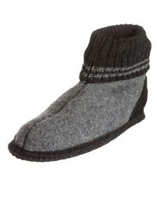 Kitz-pichler Filcowe bambosze w kolorze szaro-czarnym rozmiar: 46. Czarne kapcie Kitz-Pichler, bez wzorów, z materiału. Za 113,99 zł.