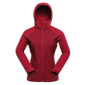 Kurtka softshell damska Alpine Pro Hoora. Czerwone kurtki Alpine Pro, s, bez wzorów, z softshellu, bez kaptura. Za 369,00 zł.