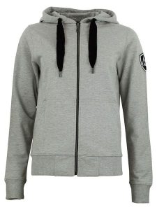 Peak Mountain Bluza "Aclara" w kolorze szarym rozmiar: L. Szare bluzy Peak Mountain, l, z aplikacjami, z bawełny, bez kaptura. Za 87,81 zł.