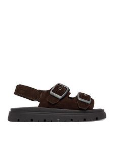 G-Star Raw Sandały CEO-WI16-MARS-01 Brązowy ciemny. Brązowe sandały G-Star Raw, bez wzorów, ze skóry, bez obcasa, na płaskiej podeszwie, bez zapięcia. Za 269,99 zł.