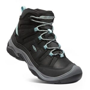 Buty turystyczne damskie KEEN Circadia Mid Polar. Czarne buty trekkingowe Keen, z polaru, bez zapięcia. Za 529,99 zł.