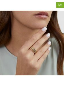 S.Oliver Pierścionki (4 szt.) z cyrkoniami rozmiar: 52. Pierścionki s.Oliver, z cyrkonią, ze stali. Za 143,99 zł.