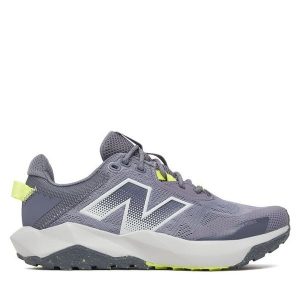 Buty do biegania New Balance. Fioletowe buty sportowe New Balance, bez wzorów, bez zapięcia, do biegania. Za 449,99 zł.
