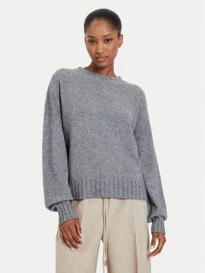 Kontatto Sweter 3M0139 Szary Regular Fit. Szare swetry klasyczne Kontatto, m, z syntetyku, bez kołnierzyka. Za 249,99 zł.