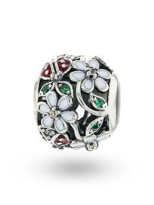 CHARM'S Srebrny charms z cyrkoniami rozmiar: onesize. Czerwone zawieszki CHARM'S, z cyrkonią, srebrne. Za 131,12 zł.